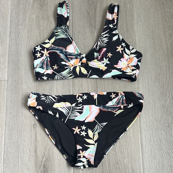 Roxy Floral Bikini Set size 12 - Picture 1 of 13